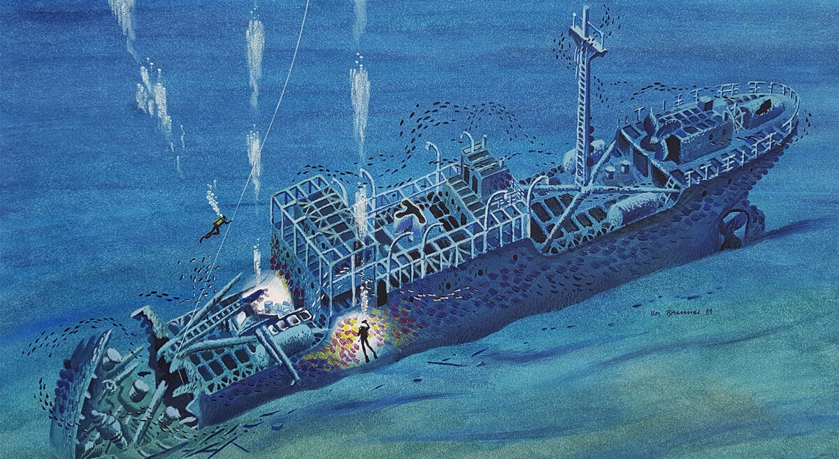 Urs Brunner, Wrackillustration